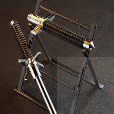 심플리로그 휴대용 호신봉 3단 100cm 블랙 호신용3단봉, 1