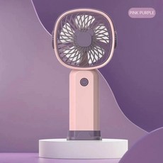 휴대용 미니 팬 USB 야외 휴대용 팬 데스크탑 전화 홀더 3 바람 조정 긴 작업 수명 다기능 미니, F8 rple, 1개