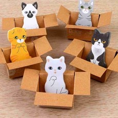 귀여운 캣 접착메모지 동물저금통
