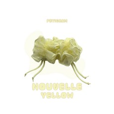 페티그램 누벨르 옐로우 이어슈슈 강아지 귓병예방 구워리 헤어슈슈 이어밴드