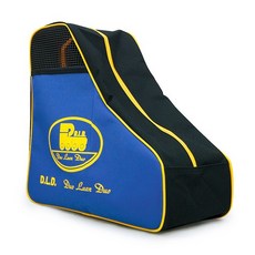 D.L.D多輪多 專業直排輪 溜冰鞋 三角背包 黑藍黃, 1個