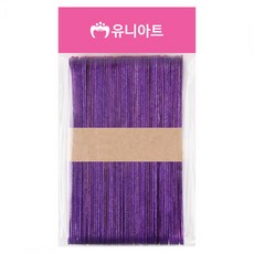 교재 하드바 1.9x15cm 대 / 컬러아이스크림막대, 보라