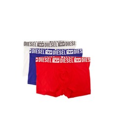 디젤 로고 밴딩 코튼 복서 브리프 3팩 세트