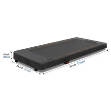 9% 경사 조절 가능한 핫 워킹 패드 트레드밀 가정/사무실용 책상 아래 설치 37.4인치 LCD 디스플레이 휴대, 03 White