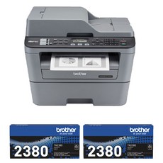 Brother 黑白雷射複合機 MFC-L2700D 自動雙面列印 多功能事務機, MFC-L270D,主機加2支原廠TN2380