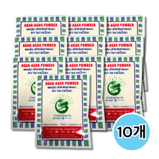 태국 봉운 한천(우뭇가사리) 분말, 10개, 25g