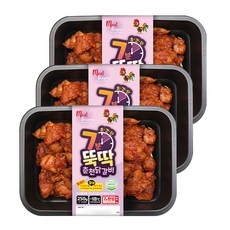 MeatCafe 7분 뚝딱 춘천닭갈비 3p세트, 3개, 250g