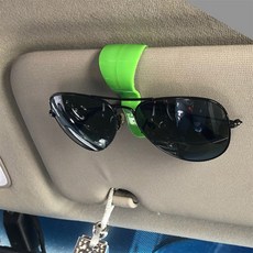 2P 차량용 썬바이저 안경클립 차량선글라스거치대, 랜덤 발송, 2개