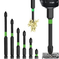 PH2防滑強磁十字起子頭6件組 十字螺絲起子 磁性螺絲刀 起子頭 十字螺絲刀 批頭 十字起子, 1個