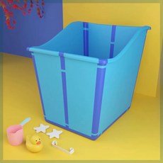 대형견 접이식 욕조 전신 핑크 수영장 고양이 목욕탕 애견 강아지 목욕통, 1개, F. 파란색