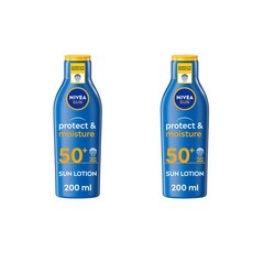 Nivea Sun 프로텍트 모이스처 선로션 SPF 50 200ml 2팩