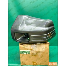 (汽車零件專家)三菱 PAJERO MR376060 右彎角 鐵灰色 保險桿飾板 前保險桿飾蓋 前保險桿總成 三菱原廠, 1個