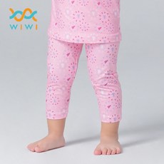 閃亮愛心溫灸刷毛九分發熱褲(戀愛粉 童70-90)0.82遠紅外線 迅速升溫 彈性纖維 熱加倍刷毛 3效熱感