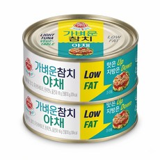 오뚜기 가벼운참치 야채참치 135g x 4 코스트코 마켓송지2606, 4개