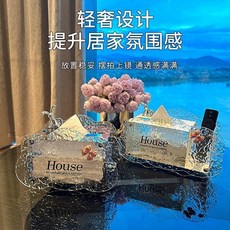 客廳高檔紙巾盒創意茶几多功能遙控器收納盒大容量家用紙盒高級感, 不鏽鋼加厚【槍灰色】防水壁掛紙巾盒,【官方正品】冰川紋雲朵形紙巾盒