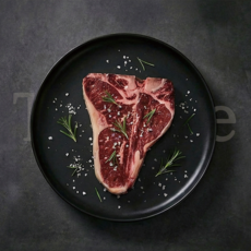 [에이징크래프트] 45일 드라이에이징 숙성 한우 티본 스테이크 (400g/개수 옵션), 1개, 400g