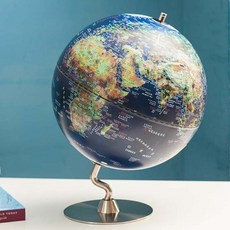 SkyGlobe 12吋 觸控式 N型地球儀 中英文對照, 衛星款