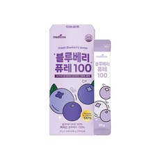 메디트리 미국산 블루베리 주스 퓨레 100%, 1개, 280g