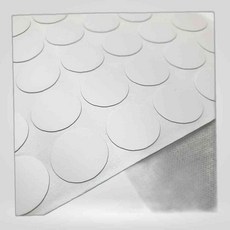 LETEO-풀리줄리(수입) 원형 못자국 커버 스티커 54p 매끈 보수 흰색 흠집 메꿈