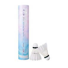 薰風 鵝毛球 穩定飛行 羽球練習球, 1個, 星雲羽毛球1桶裝（10個）