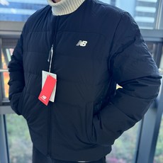 뉴발란스 경량 패딩 구스 다운 uni 숏패딩 점퍼 액티브 라이트