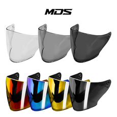 MDS VOLTUS 볼투스 오픈페이스 헬멧 전용 쉴드면, 라이트 스모크
