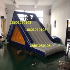 홈바운스 어린이 트램폴린 실내 및 실외 물 장난감 오션볼풀 대형 풍선 슬라이드 바운스, 두꺼운삼각형슬라이드4x2x2.5m, 1개