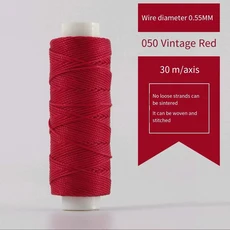 0.55mm 거품 왁스 칠한 Therad 코드 Diy 수공예 도구 스티칭 미터 라운드 바느질 라인 41 색상, 17 050