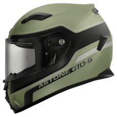 ASTONE GTO6 彩繪款 YC3 全罩式安全帽 藍芽耳機溝 眼鏡溝 騎士必備 ECE22.06 秋冬新款全罩式, 霧隱綠, L