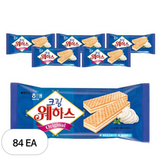 해태제과 크림 웨하스, 50g, 84개