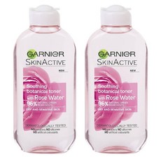 가니어 네츄럴 로즈워터 센서티브 스킨 토너, 2개, 200ml