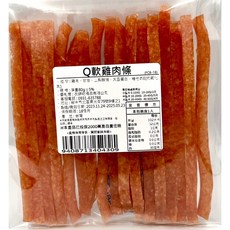 衣蝶紡 寵物Q軟雞肉條 狗零食 台灣製造 80g 工廠直營 產品責任險, 1個, Q軟雞肉條(80g/包),裸包（單層：透明袋）