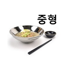 음식 서빙 플레이팅 견고한 스테인리스 원형 그릇 중형