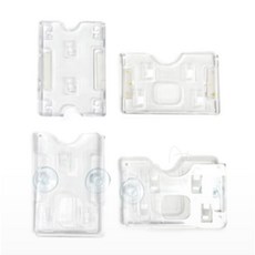 주차증 케이스 주차증홀더, 압착고무형(가로)