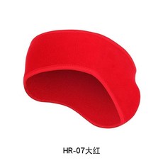 冬季運動跑步髮帶耳罩套護耳固發防風保暖柔軟親膚超彈南極絨雙層, 春秋常規耳罩【紅色】, 1個