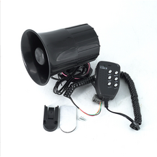 락모터스 오토바이 12V 50W 싸이렌 마이크혼 크락션 오로라 스피커 사이렌 전자혼 렉카차 긴급 출동, 멀티싸이렌, 1개