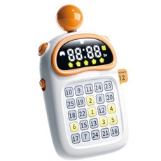 艾懞島舒爾特學習機，掌上舒爾特方格訓練，少兒童專註力益智玩具，邏輯思維記憶訓練器，益智禮物, 1個, 標準款200關卡【送電池】+80張題卡,5大模式 韆萬題量