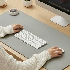[KC인증] Luminex 3단 온열조절 데스크 전기 매트 디지털 온열 마우스 매트 사무실용 가정용, 그레이