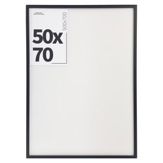50x70 알루미늄 액자 가벼운 벽걸이용 인테리어 포스터 액자, 1개, 플랫무광화이트