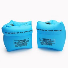 칠나무 seventrees 롤업 암링 물놀이 원형 암튜브, 2세트, 블루