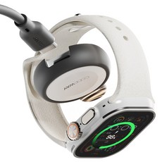 코드웨이 c타입 애플워치 무선충전기 케이블 1.2m, 블랙, 1개