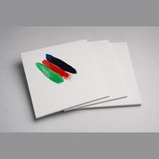 미술 캔버스 유화캔버스 20x20cm 젯소처리 얇은 화구용품 1개입 흰색, 제소 프라이밍 코튼
