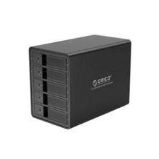 [Hetai Tech] 9558U3 3.5인치 외장 하드 드라이브 케이스 알루미늄 합금 SATA USB3.0 5Gbps 다중 베이 데이터 쉘터 HDD SSD 도크, [Hetai Tech] 9558U3 3.5인치 외장 하