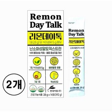 현대약품 리몬데이톡 28gX14포 2박스 풋사과 레몬즙 레몬디톡스 레몬주스 배변 혈당억제, 7회분