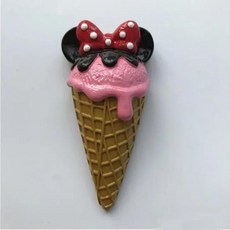 수제 그린 딸기 밀크 초콜릿 아이스크림 냉장고 자석 관광 기념품 스티커 선물, 10. 016