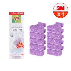 3M 향기톡톡 크린스틱 리필 (핸들별도구매) 일회용 변기청소 수세미, 1개, 베이킹소다