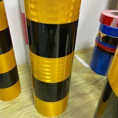 二類工程級EGP反光貼紙, 超強反光黃黑寬度60釐米,一件價格1米, 1個