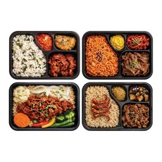 블랙컨슈머 다이어트 불고기만 4종 간편 냉동 배달 직장인 아침 점심 저염 저당 저지방 운동 식단도시락, 225g, 4개