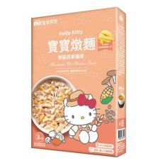 波堤寶寶 寶寶粥 加熱即食粥 常溫即食粥 寶寶麵 Kitty 副食品 寶寶燉麵 瀚克寶寶 好飽寶 寶寶粥 沖泡粥, 1個
