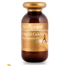 澳洲 Springleaf 液體鈣加維生素D3 200顆，寶寶鈣質補充，促進骨骼發育, 1個